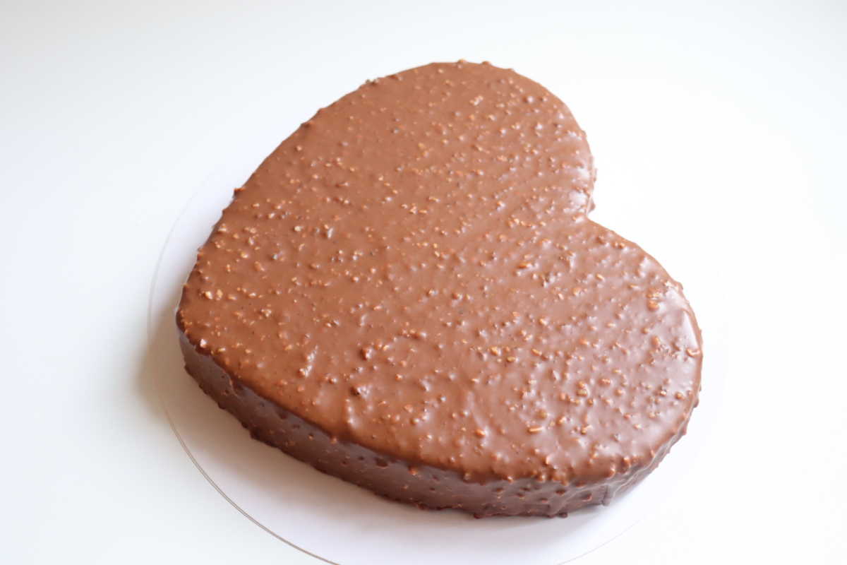 Entremets Saint-Valentin chocolat caramel - Recette Olivia Pâtisse