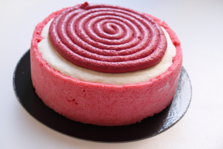 Charlotte vanille, framboise et chocolat Ruby - Recette Olivia Pâtisse